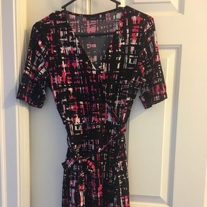 Pink, black and white APT 9 dress.